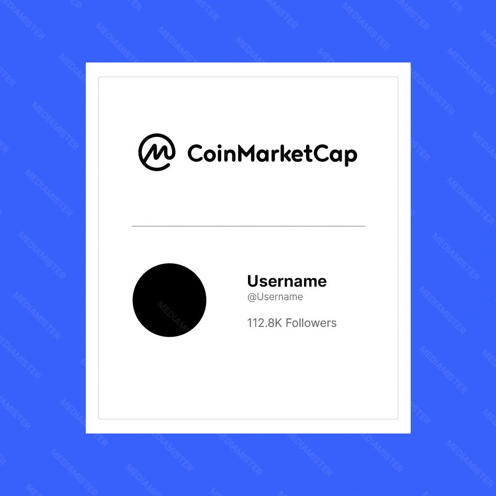Buy CoinMarketCap Followers