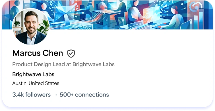 Profile preview