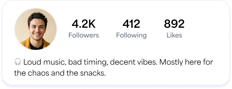Profile preview