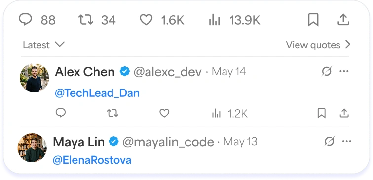 Profile preview