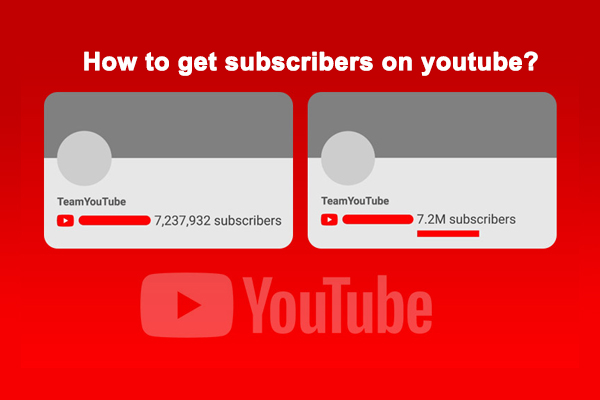 How to get subscribers on youtube