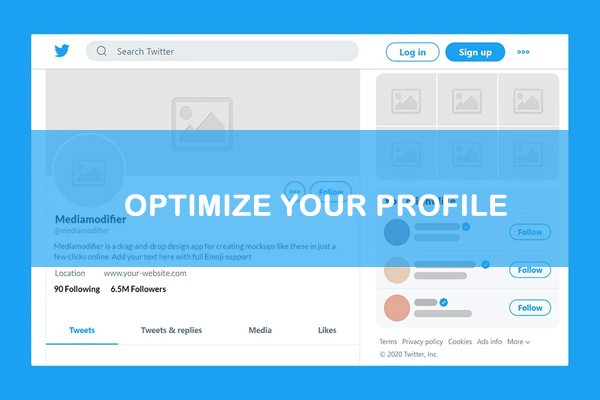 Optimize your profile