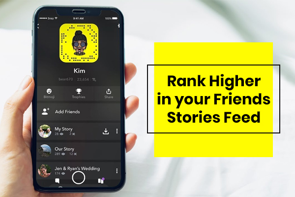 Rank Higher in your Friends Stories Feed