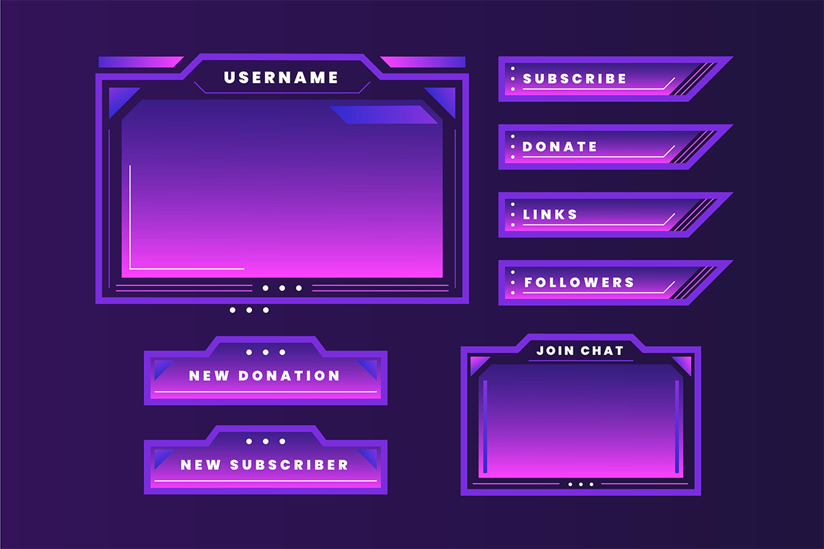 create an attractive twitch layout