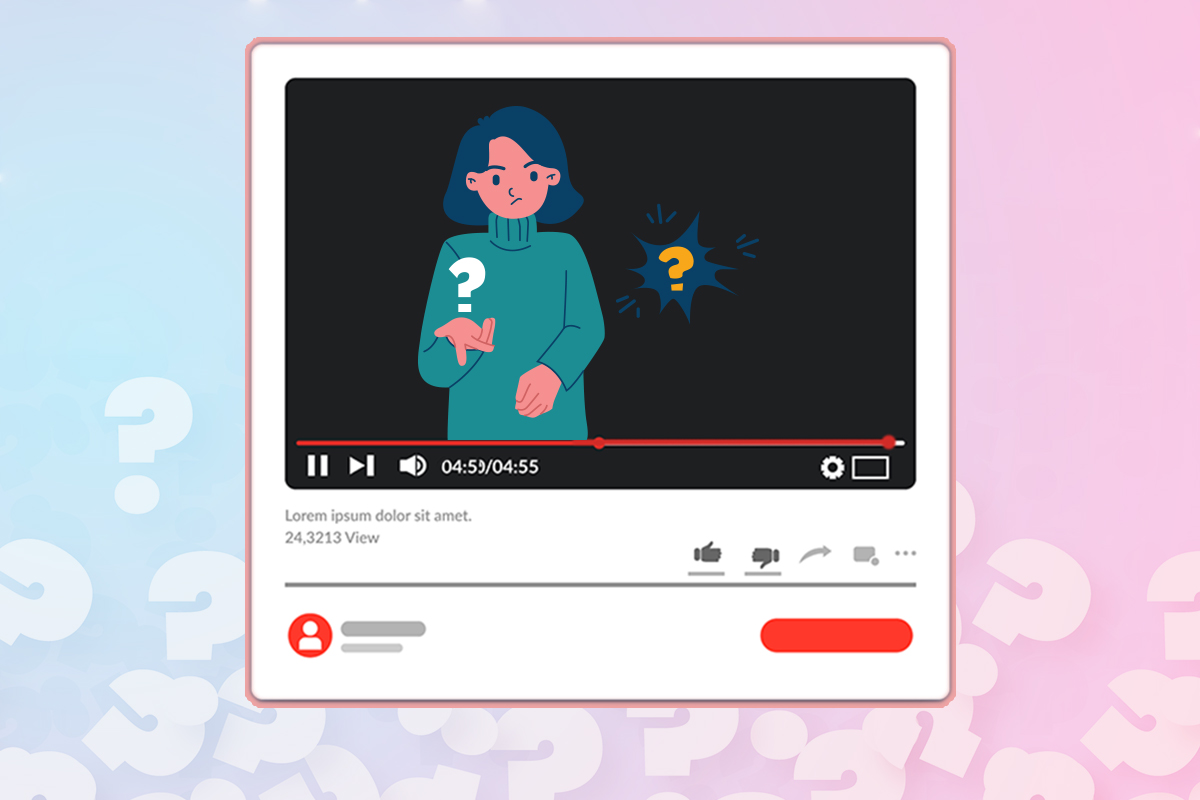 End Your Video with Questions