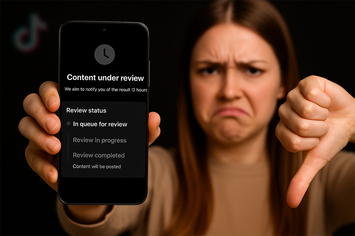tiktok content under review