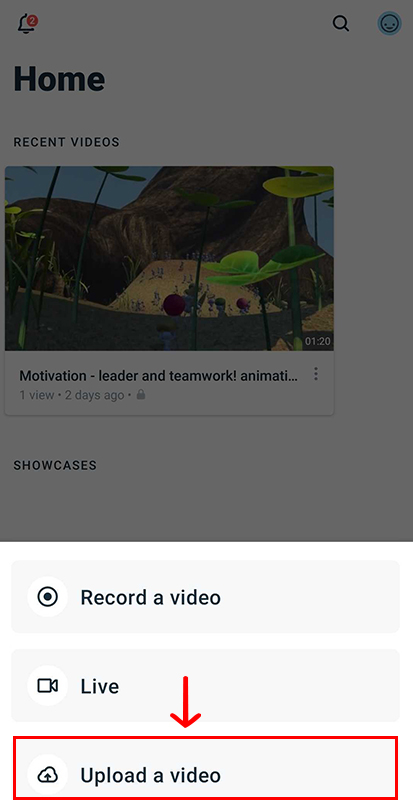 How to Upload Video on Vimeo on Mobile 3
