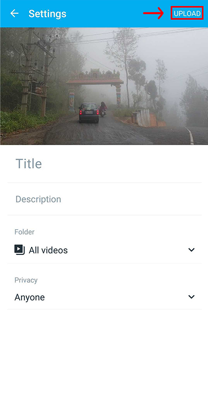 How to Upload Video on Vimeo on Mobile 6