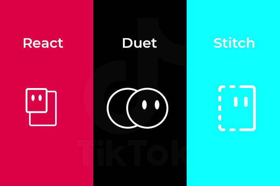 What is the Difference Between TikTok React Duet and Stitch