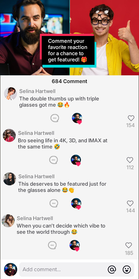 engage with the tiktok community