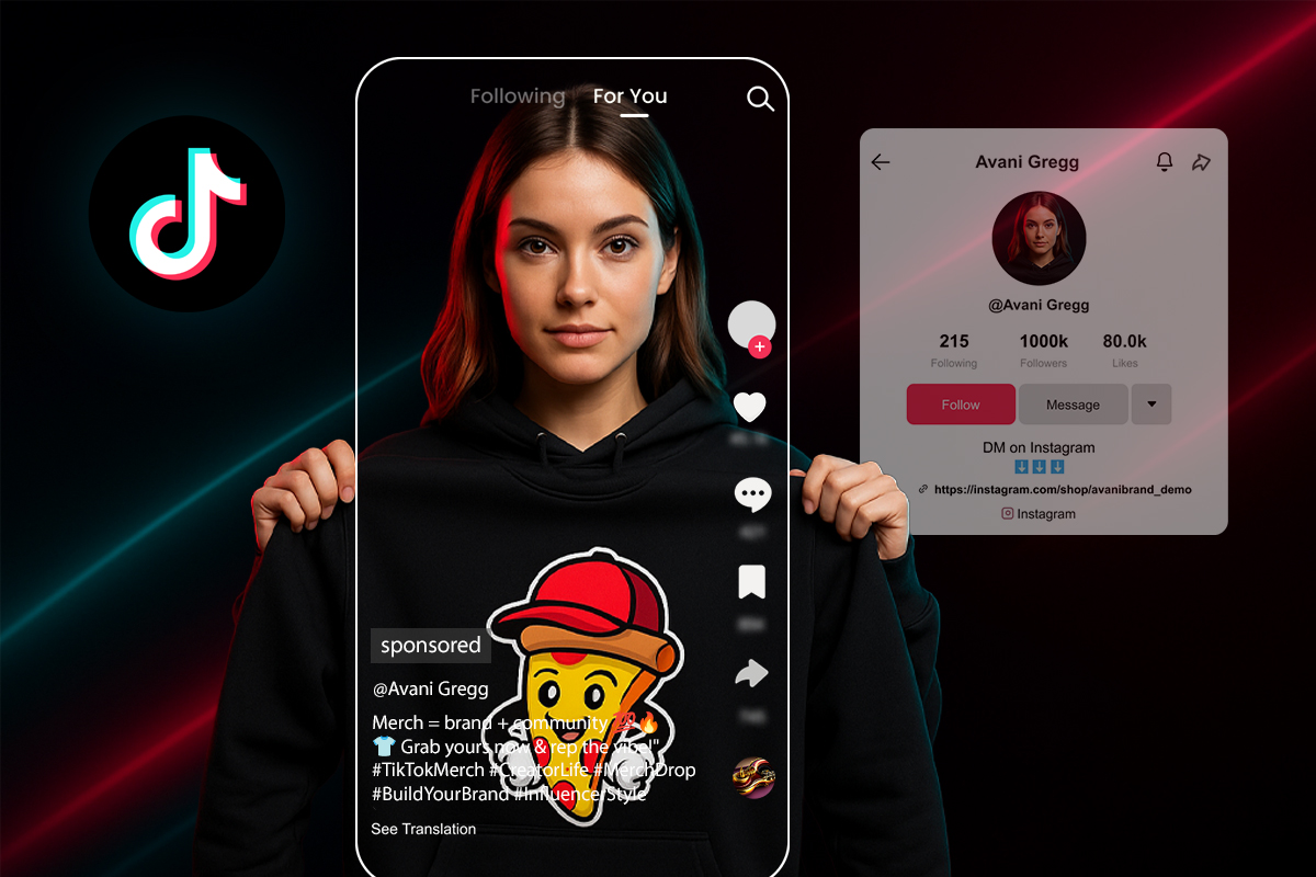 sell branded merchandise to build a personal brand