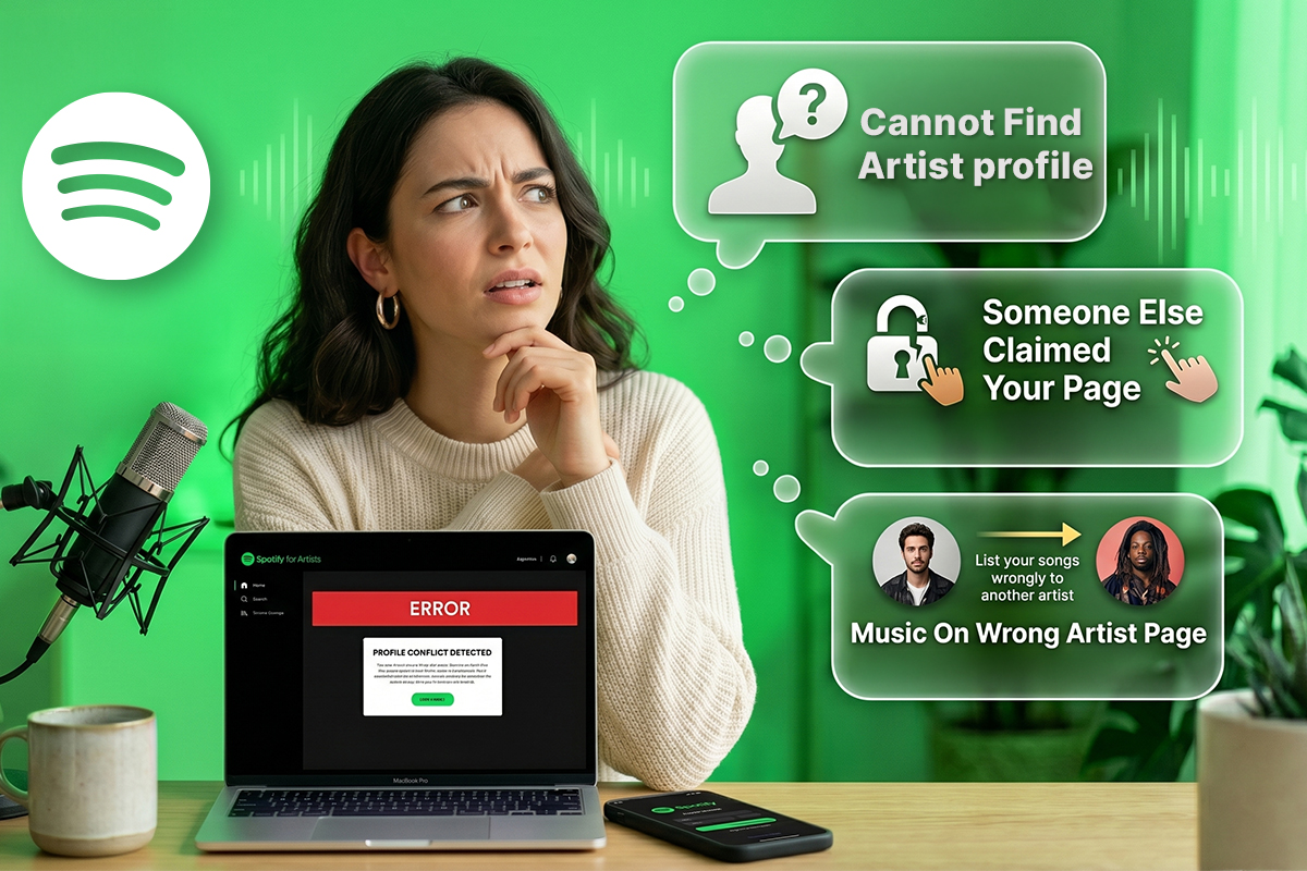 common problems of get verified in spotify