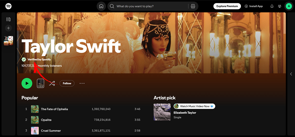 verified by spotify