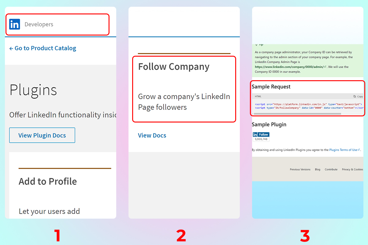 How to Add a LinkedIn Follow Button