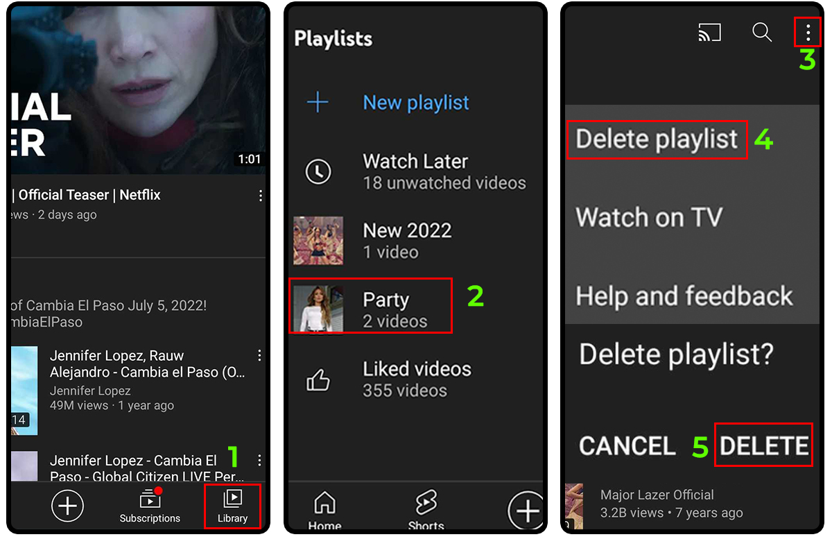 How to Create a YouTube Playlist on Android step 3
