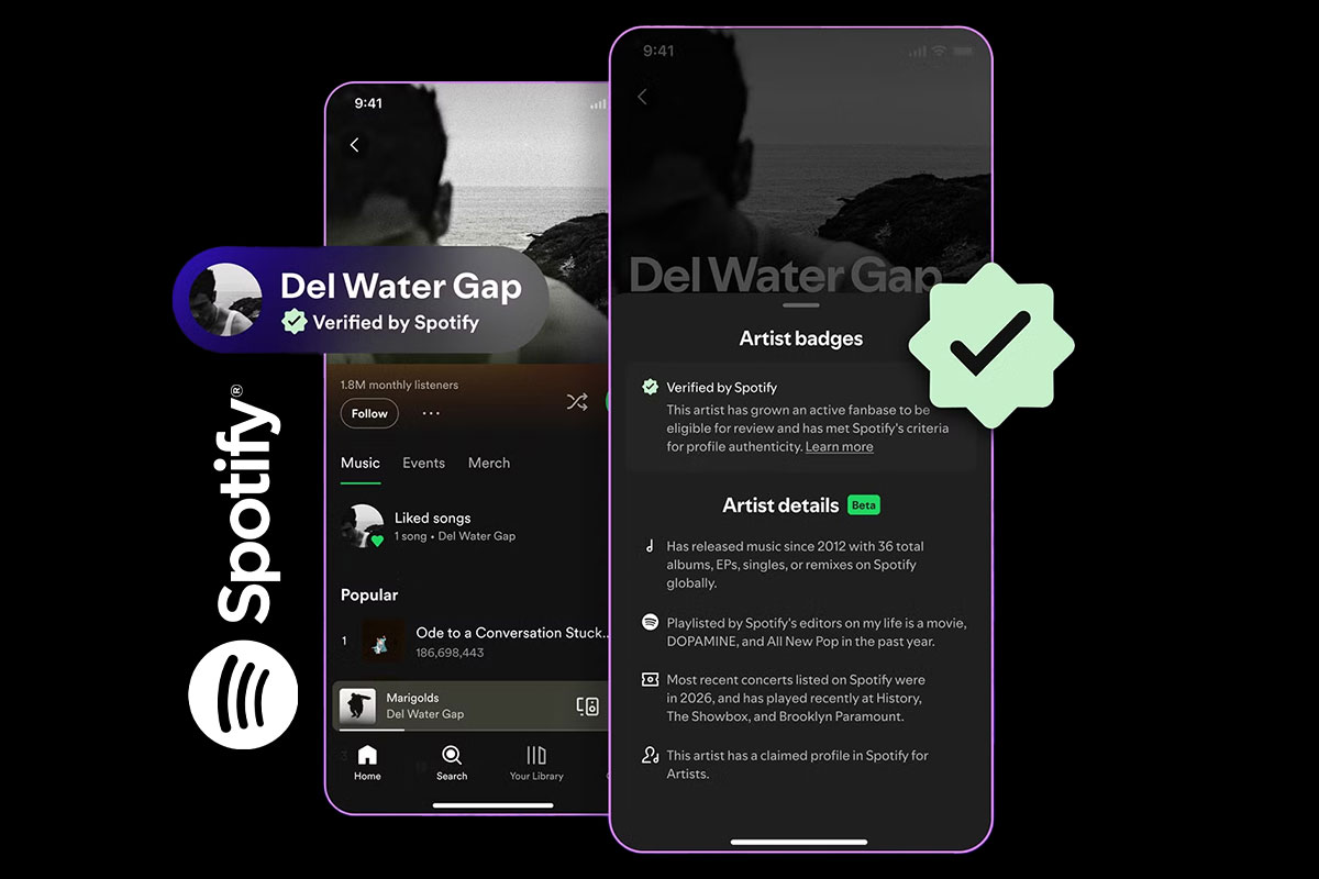 get the verified by spotify badge