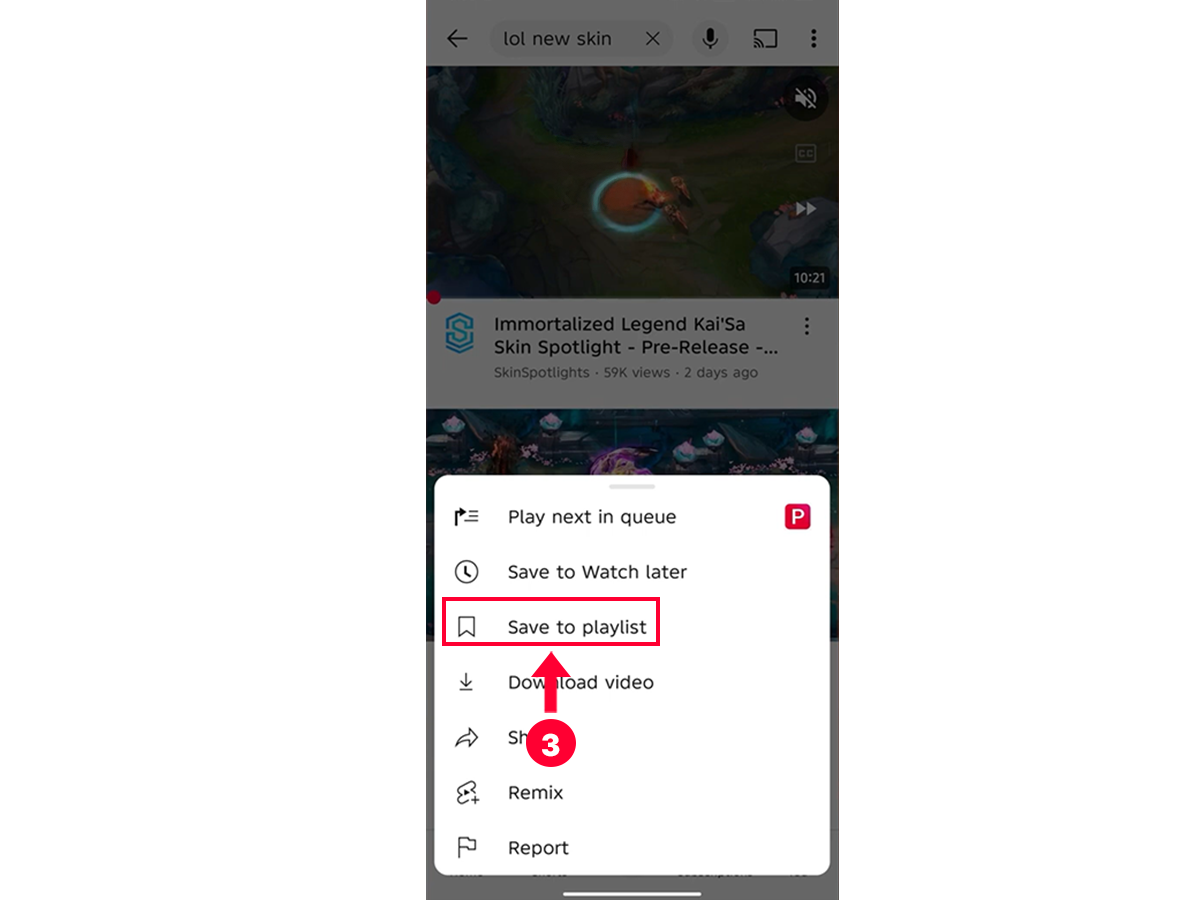 save to playlist