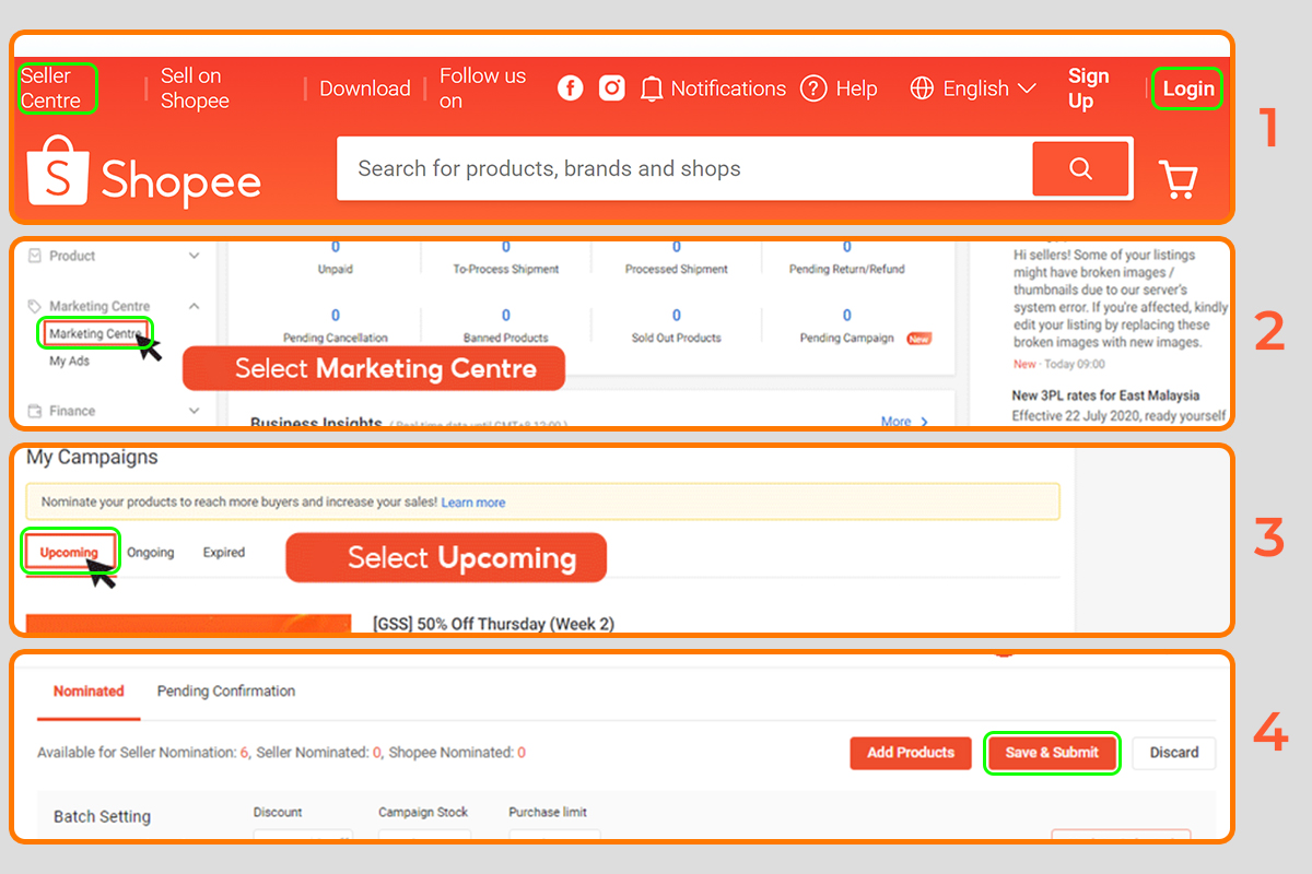 How to Join the Shopee Campaign