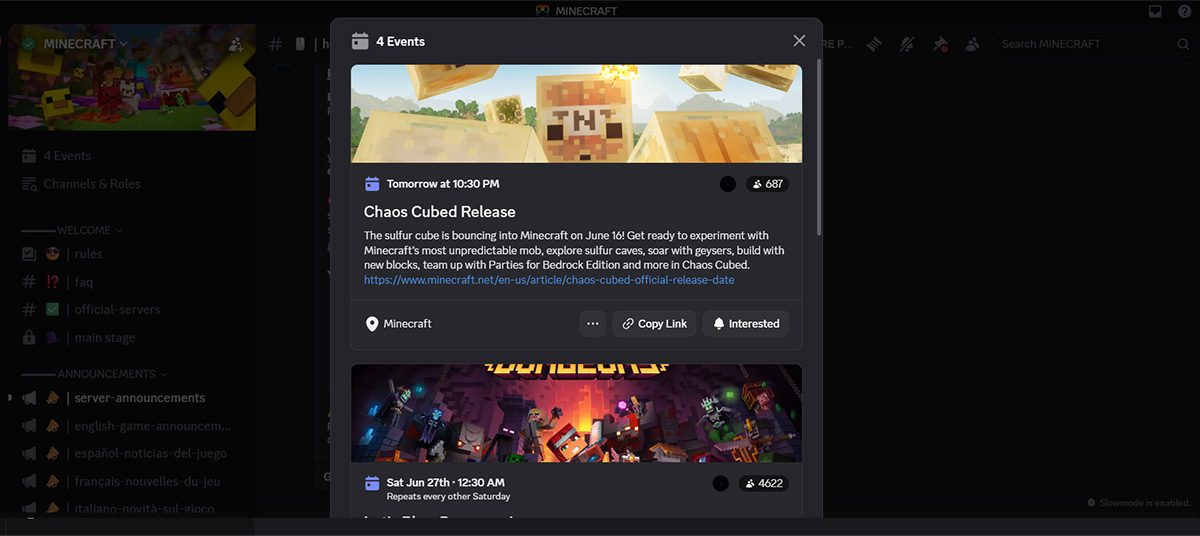host events and tournaments for your members