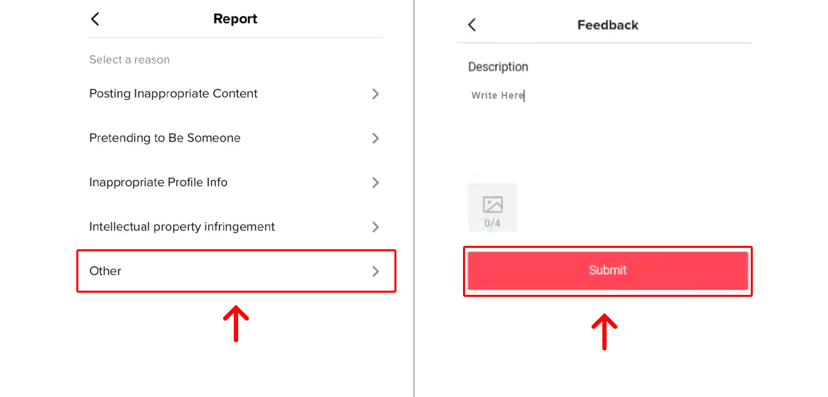 fill out an appeal form step 2