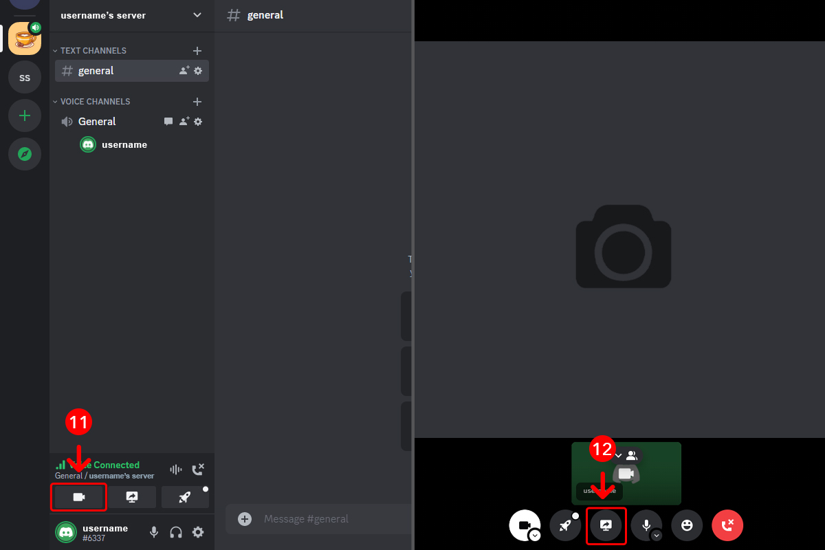 how to stream on discord pc step-11-&-12