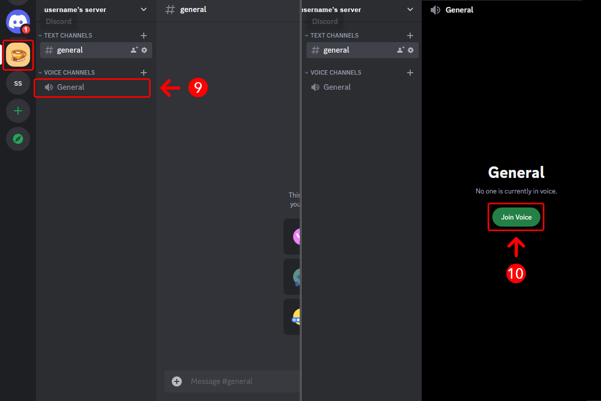 how to stream on discord pc step-9-&-10