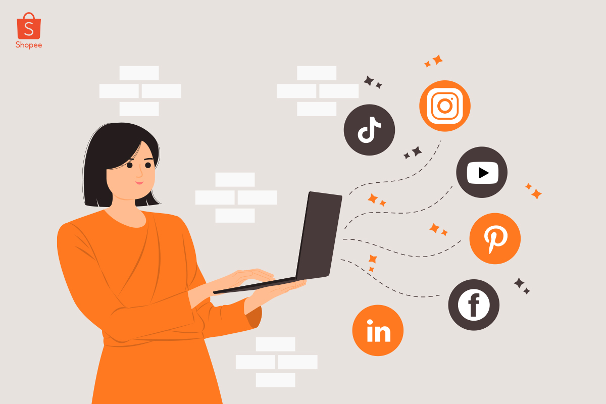 promote your shopee on other social media