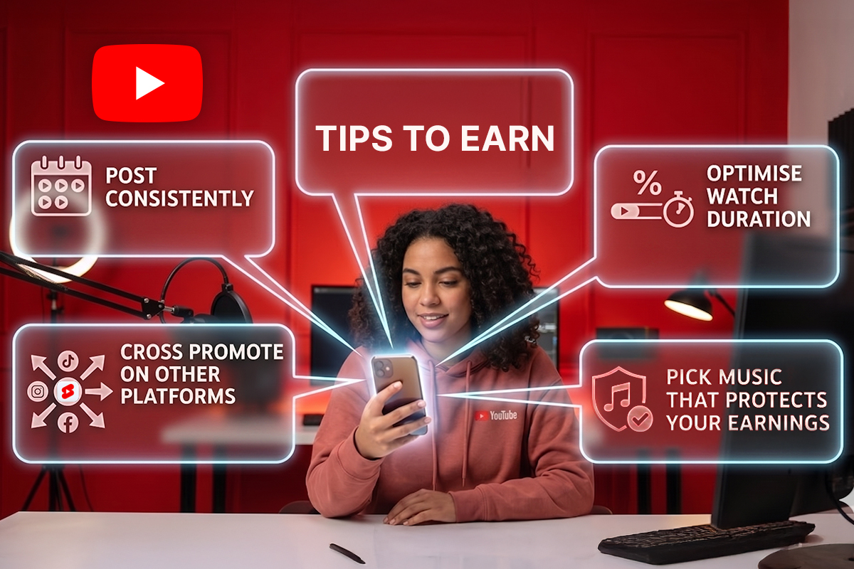tips for youtube shorts earnings