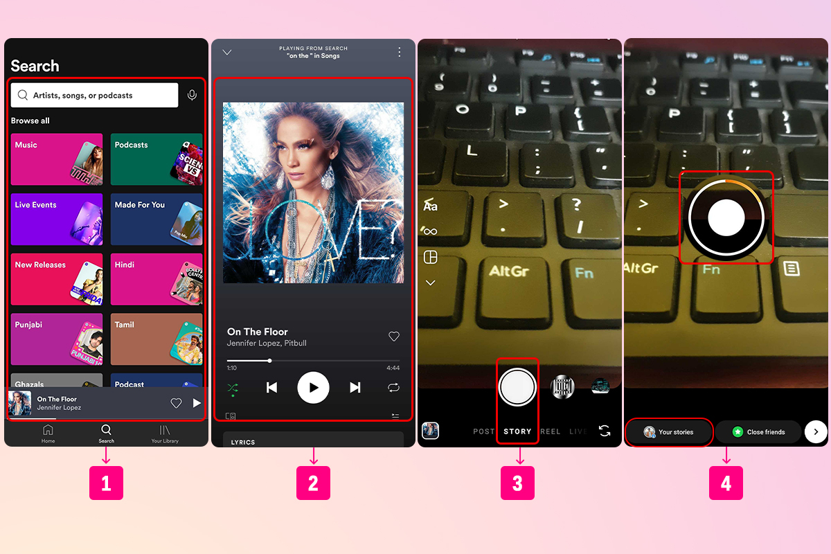 how to add music to instagram stories without the music sticker