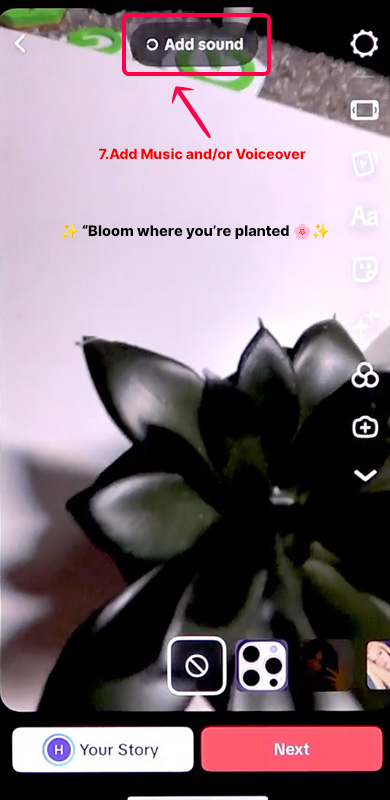 add captions on your video