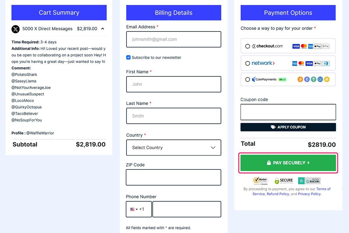 click pay securely click pay securely