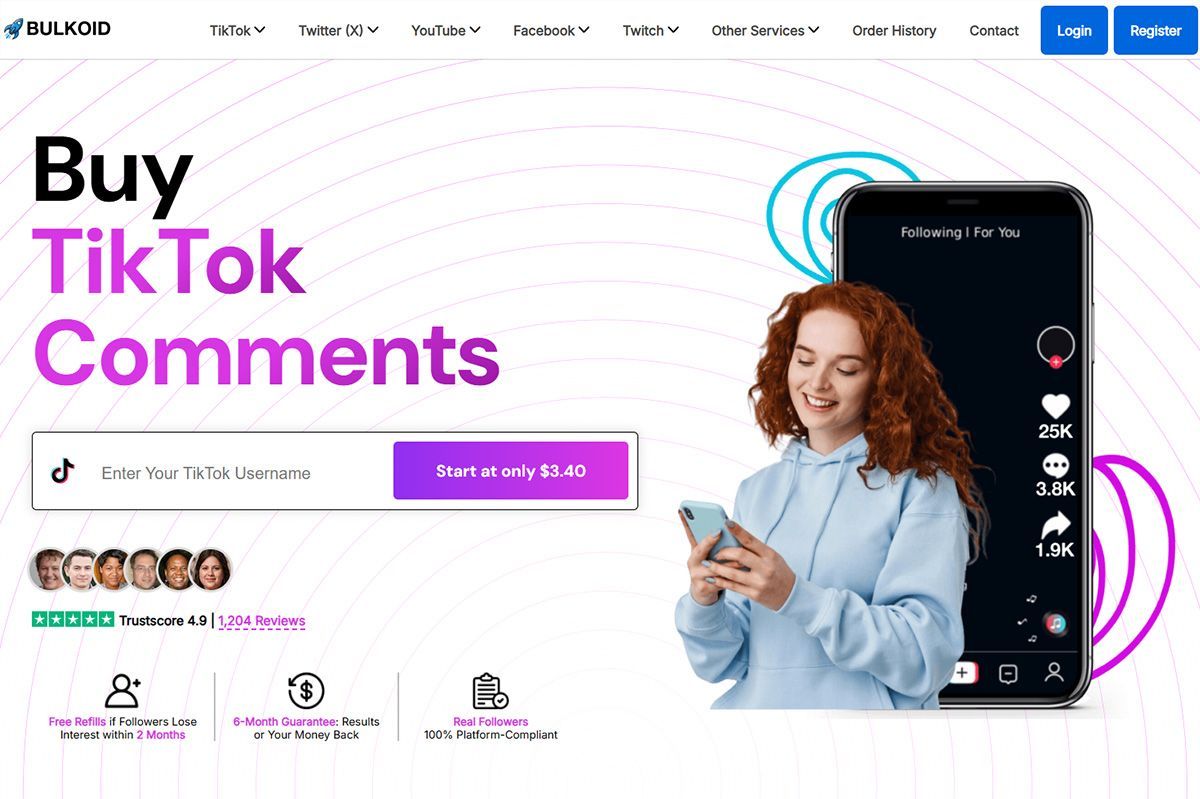 Bulkoids Buy TikTok Comments page Bulkoids Buy TikTok Comments page