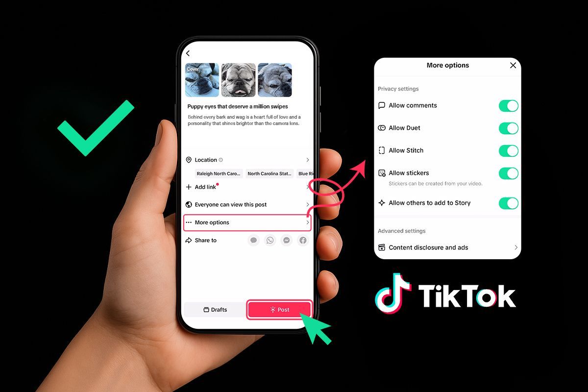 check everything, set permissions & post check everything, set permissions & post