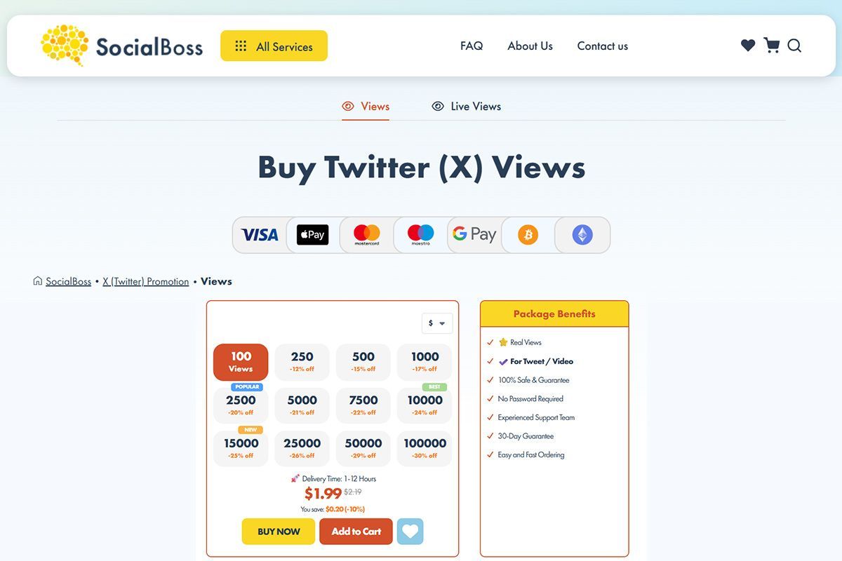 socialboss x views page socialboss x views page