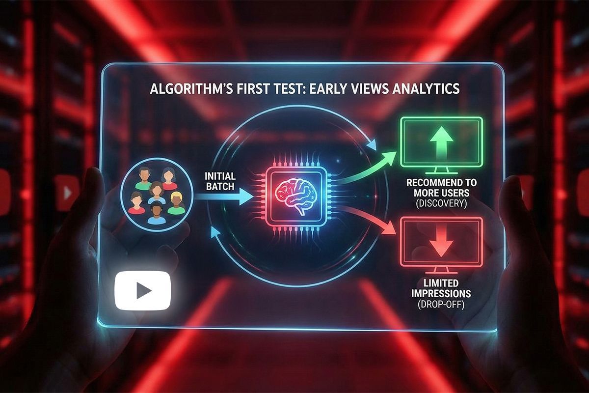 early views as the algorithm's first test early views as the algorithm's first test