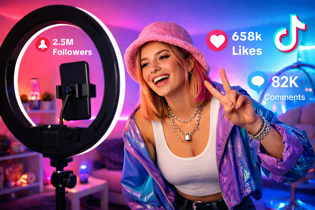 how to become a tiktok influencer