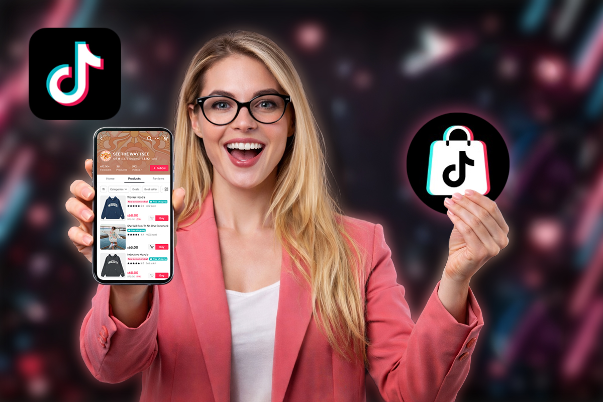 sell products or merch through tiktok shop