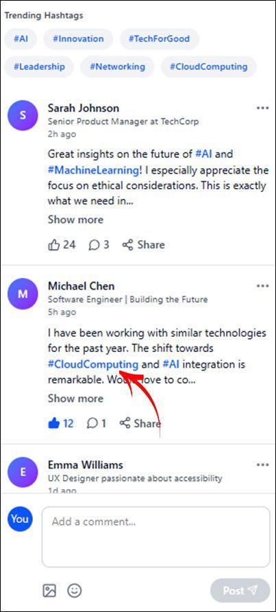 add hashtags to your linkedin comments add hashtags to your linkedin comments