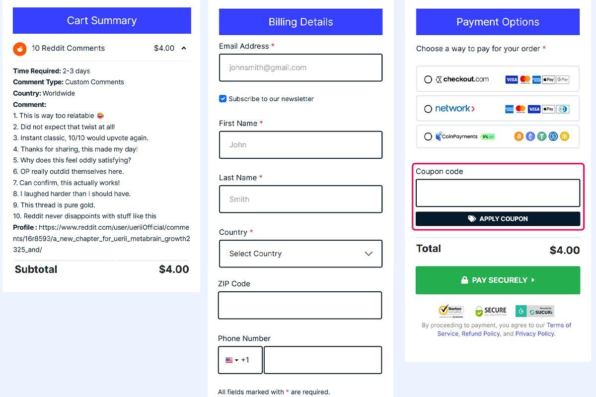 apply coupon code apply coupon code