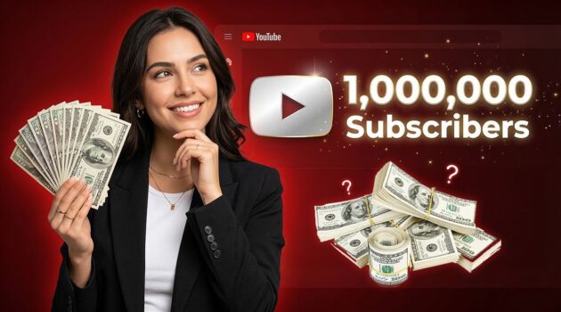 how much money do you make on youtube with 1 million subscribers