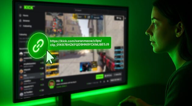 how to get your kick clip url