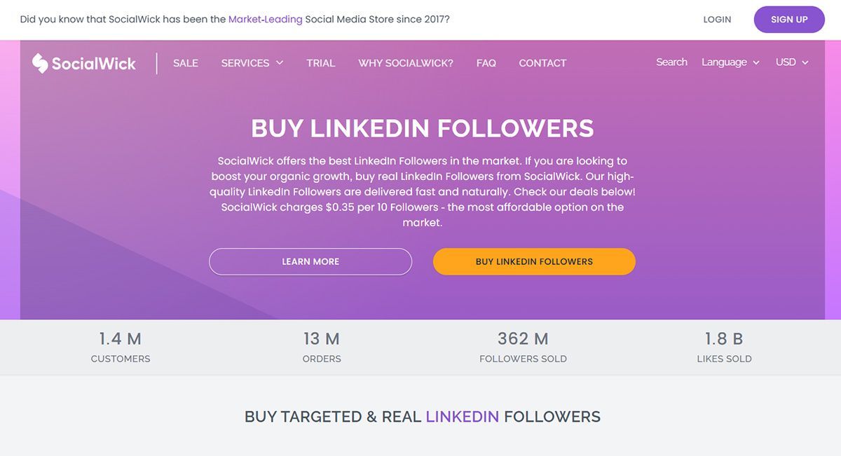 socailwick buy linkedin followers page socailwick buy linkedin followers page