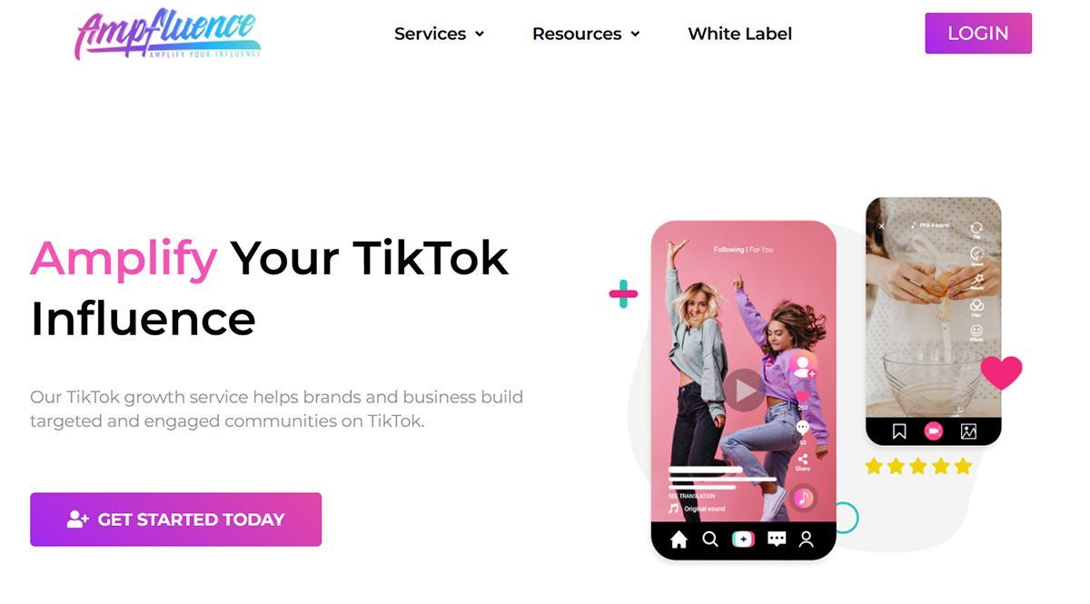 ampfluence tiktok growth service page ampfluence tiktok growth service page