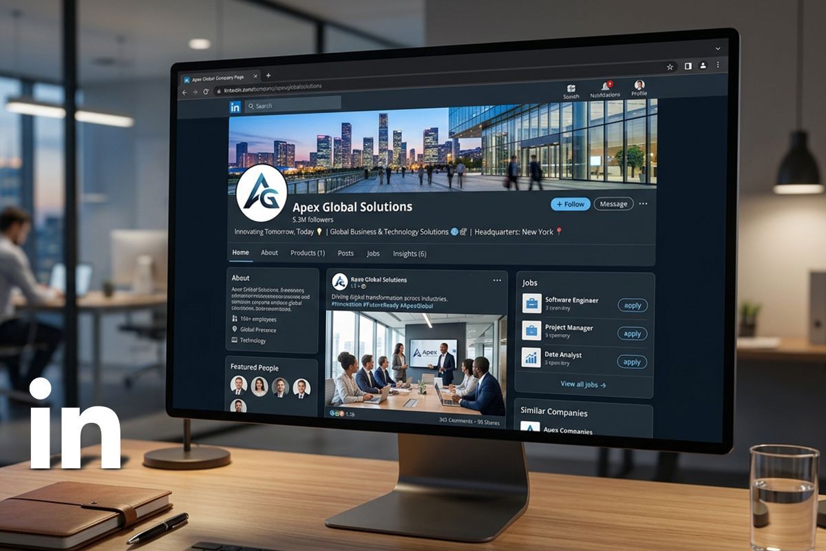complete your company page with professional details complete your company page with professional details