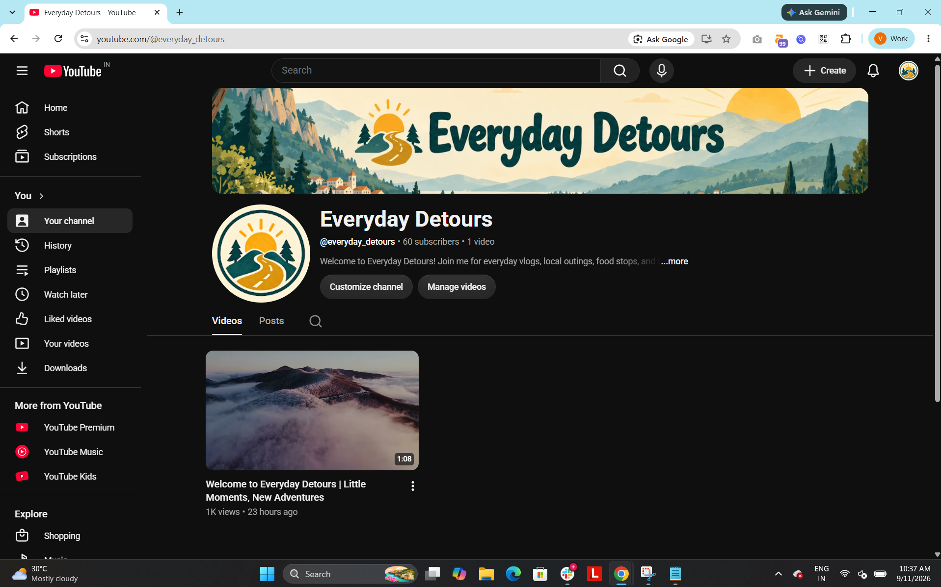 youtube channel subscriber number