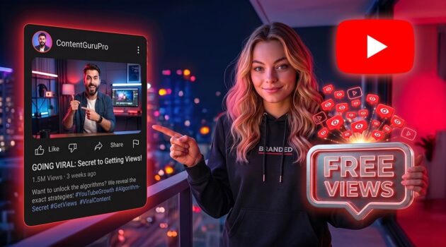 how to get free youtube views