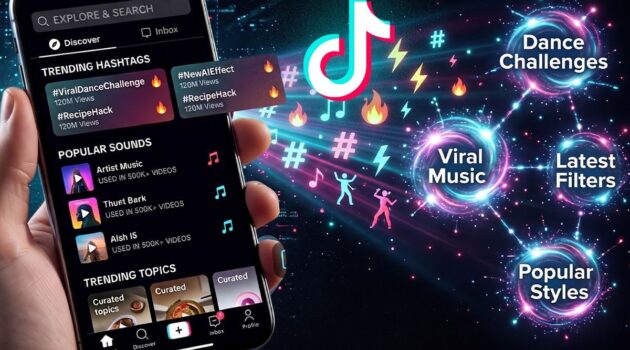 how to find whats trending on tiktok