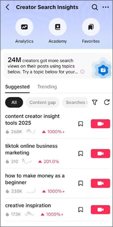 use tiktok creator search insights use tiktok creator search insights