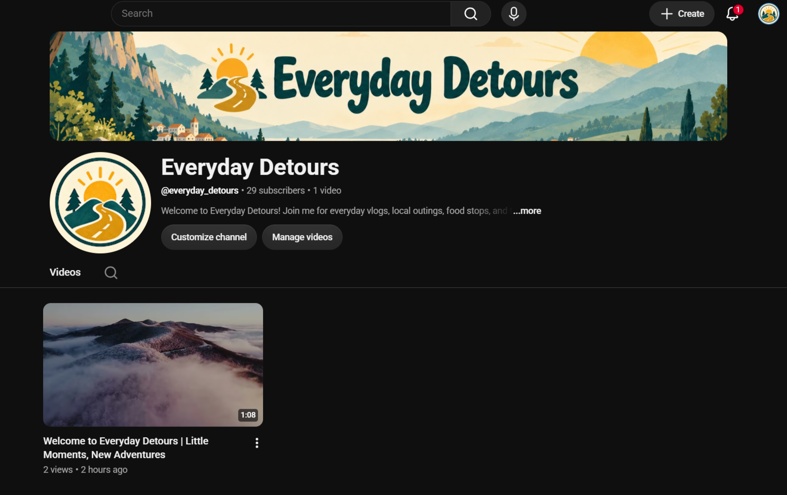 Youtube video screenshot before