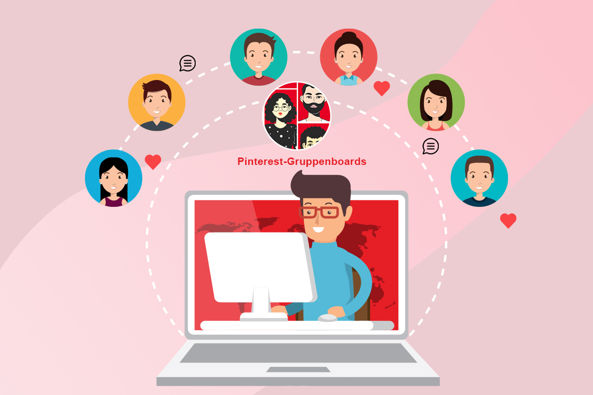 Aktive Beteiligung in Pinterest Gruppenboards